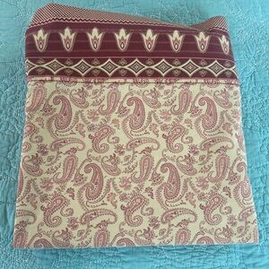 Paisley and Geometric Patterned Fabric